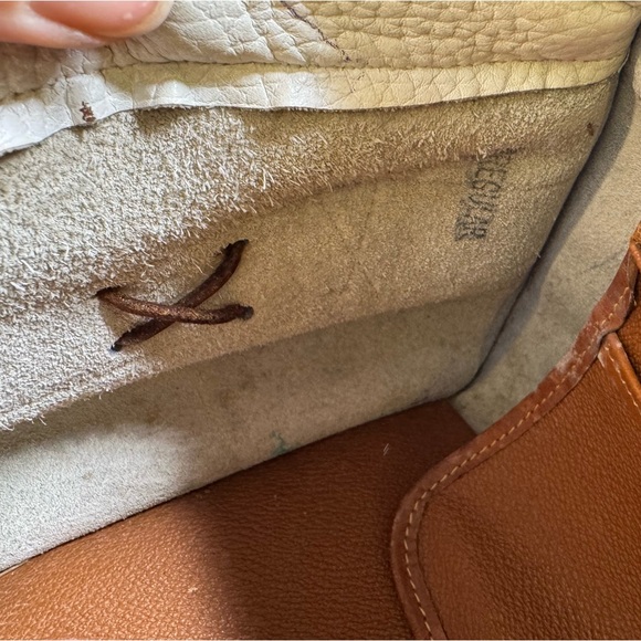 Dooney & Bourke RARE 1990's Vintage Doctor Bag Taupe/Brown Pebbled Leather - Picture 11 of 11